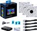 فن پردازنده لیان لی مدل SL-INFINITY 120 RGB Triple Pack White 